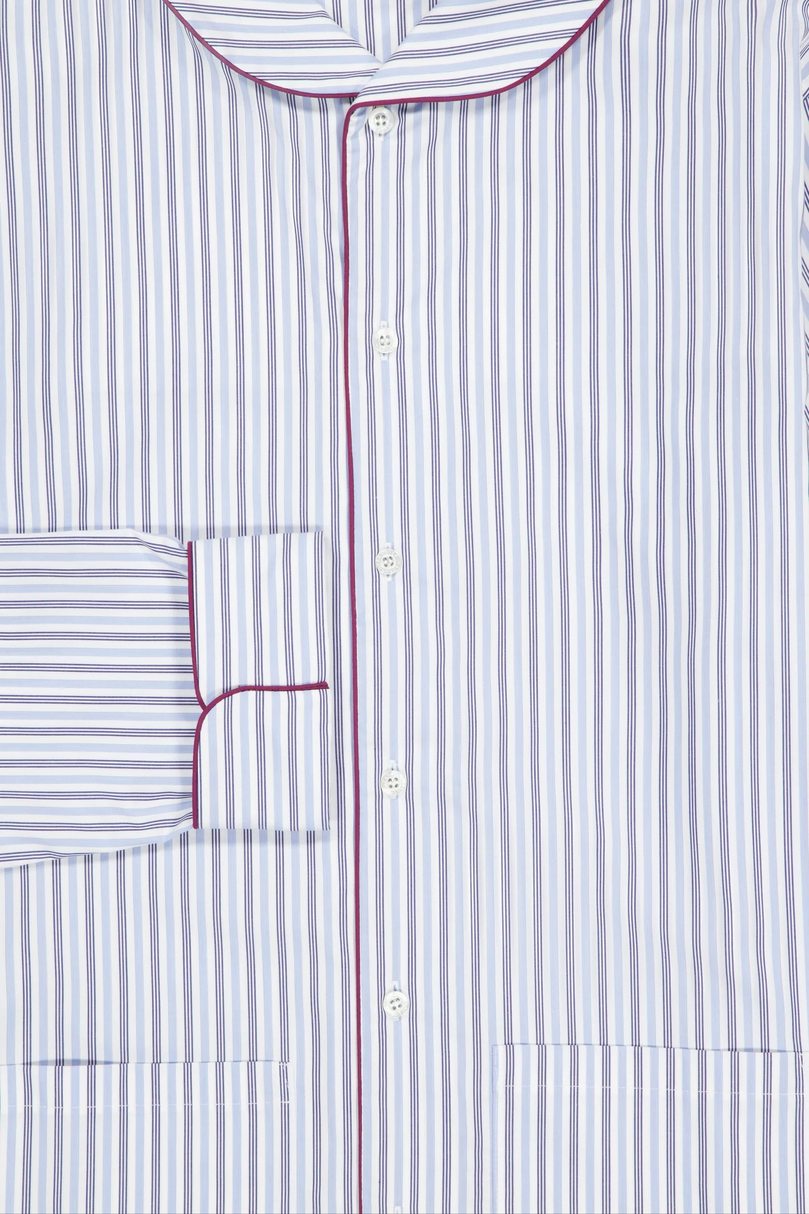 Candice Fauchon Waldorf Pj’s Blue White Stripes