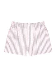 Candice Fauchon Marcel Boxer Shorts Pink Blue White Stripes