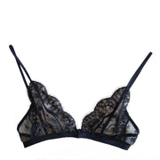 Her Senses Eyelash Lace Bra Black