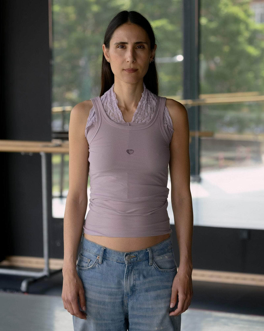 Baserange Heart Tank Verbe Purple