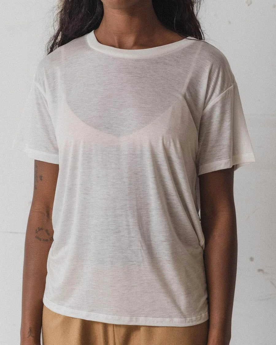 Baserange Loose Tee Shirt Undyed