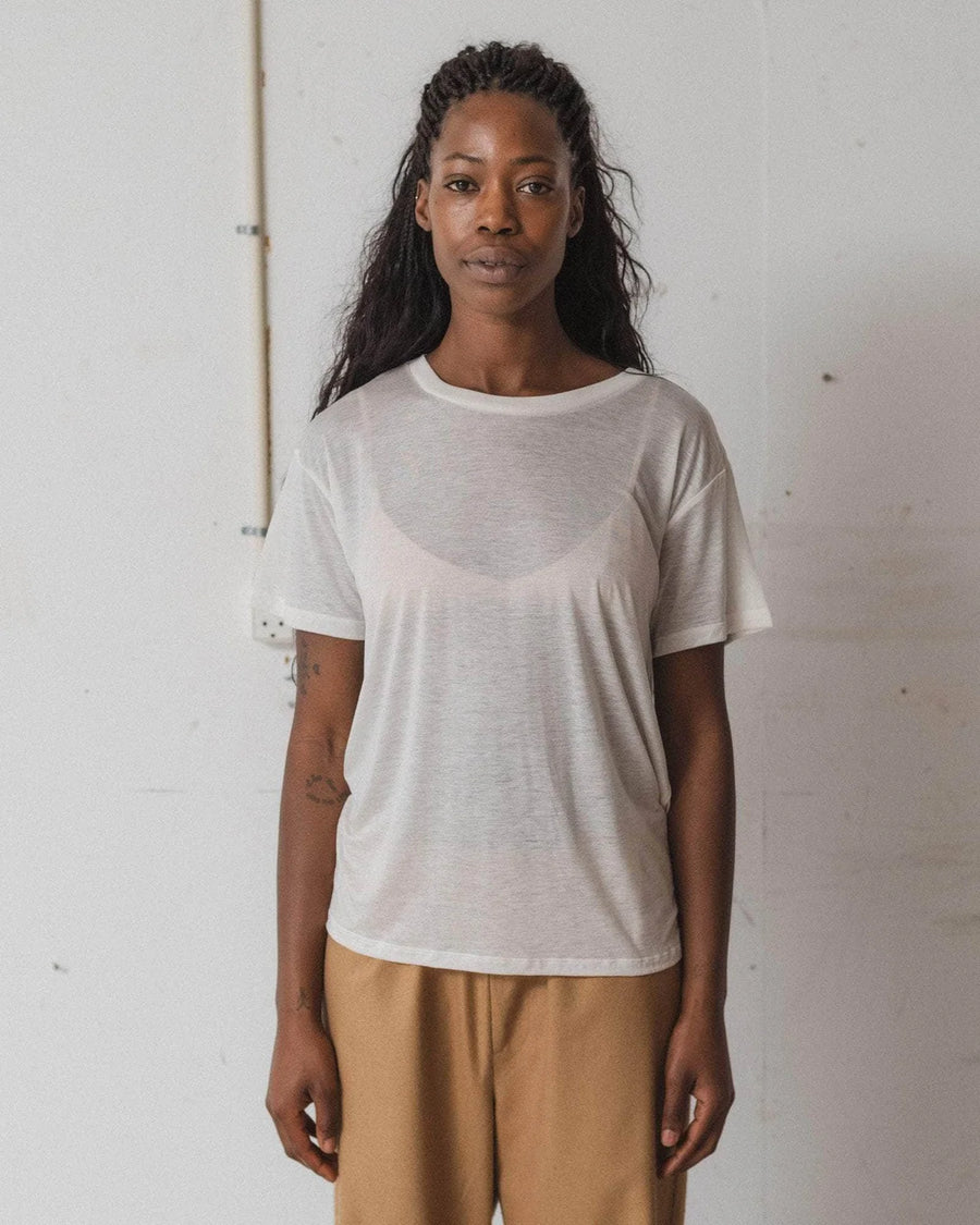Baserange Loose Tee Shirt Undyed