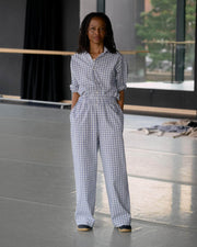 Baserange Claude Pants Blue Check