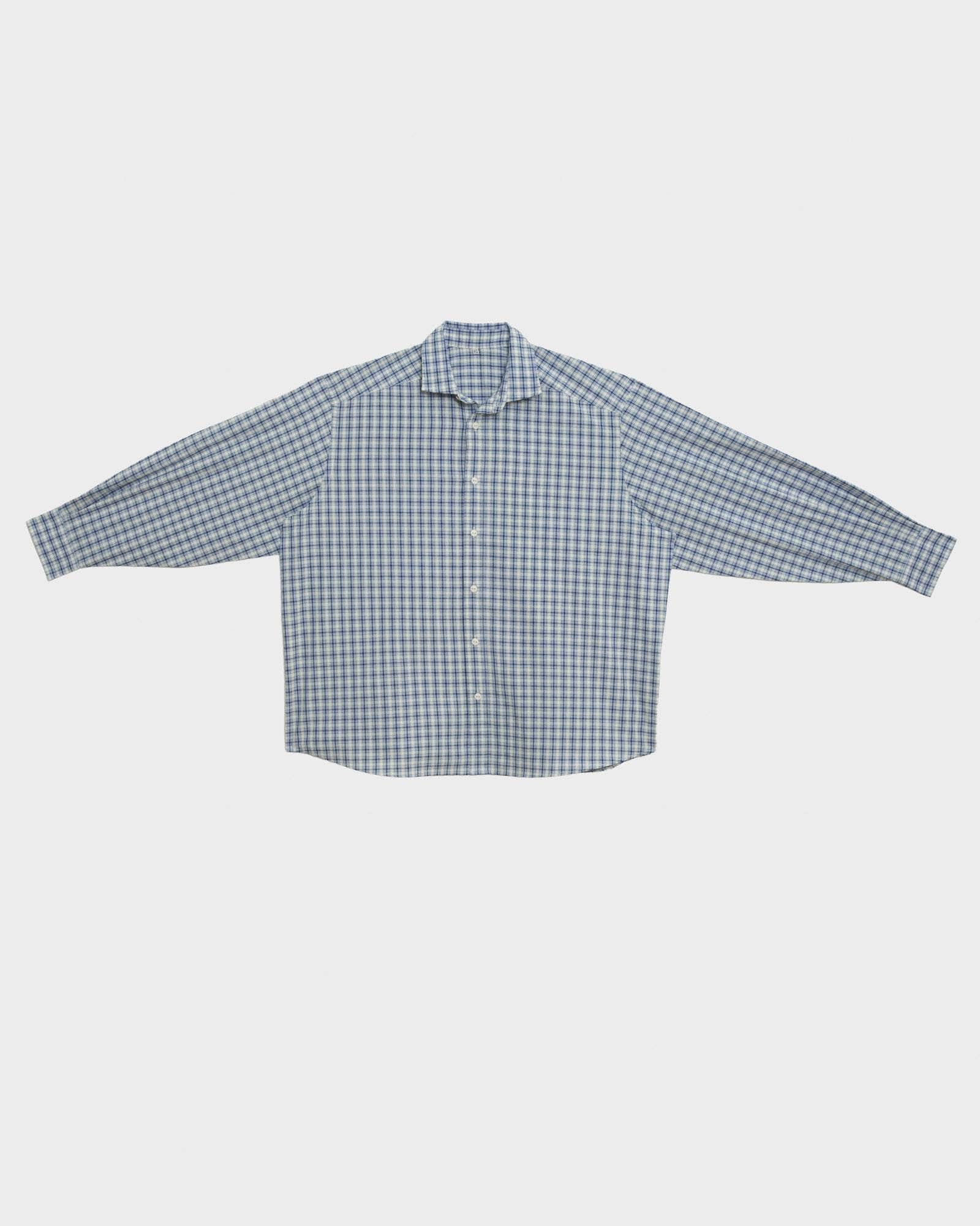 Baserange Claude Shirt Blue Check
