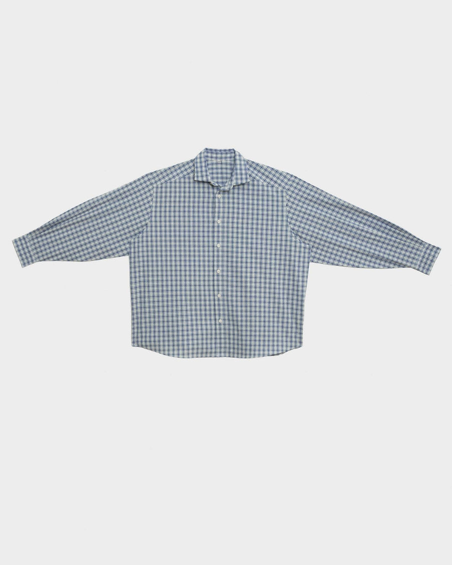 Baserange Claude Shirt Blue Check