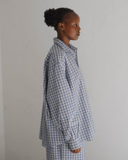 Baserange Claude Shirt Blue Check