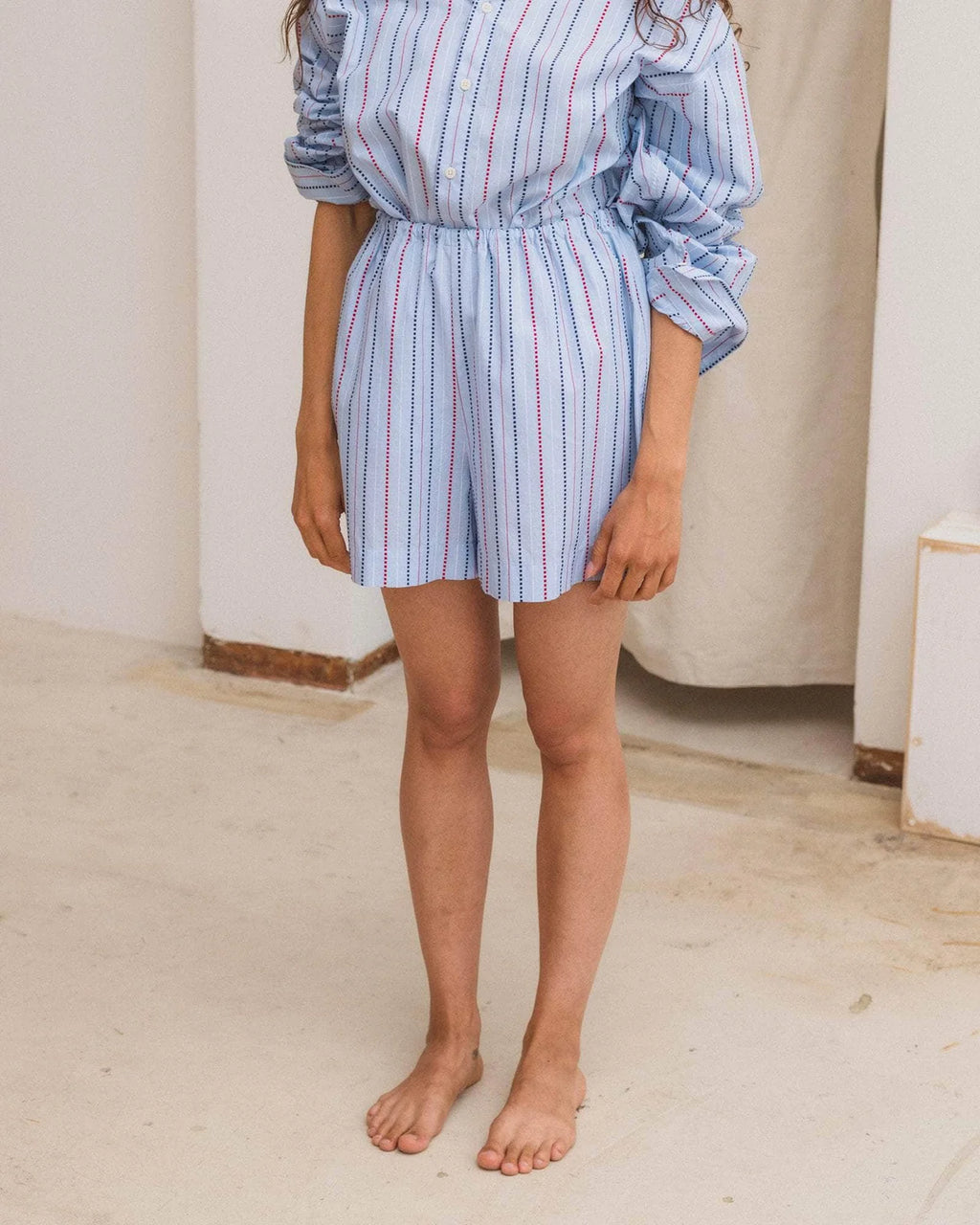 Baserange Ole Shorts Matrix Stripe – the lingerie and her film 